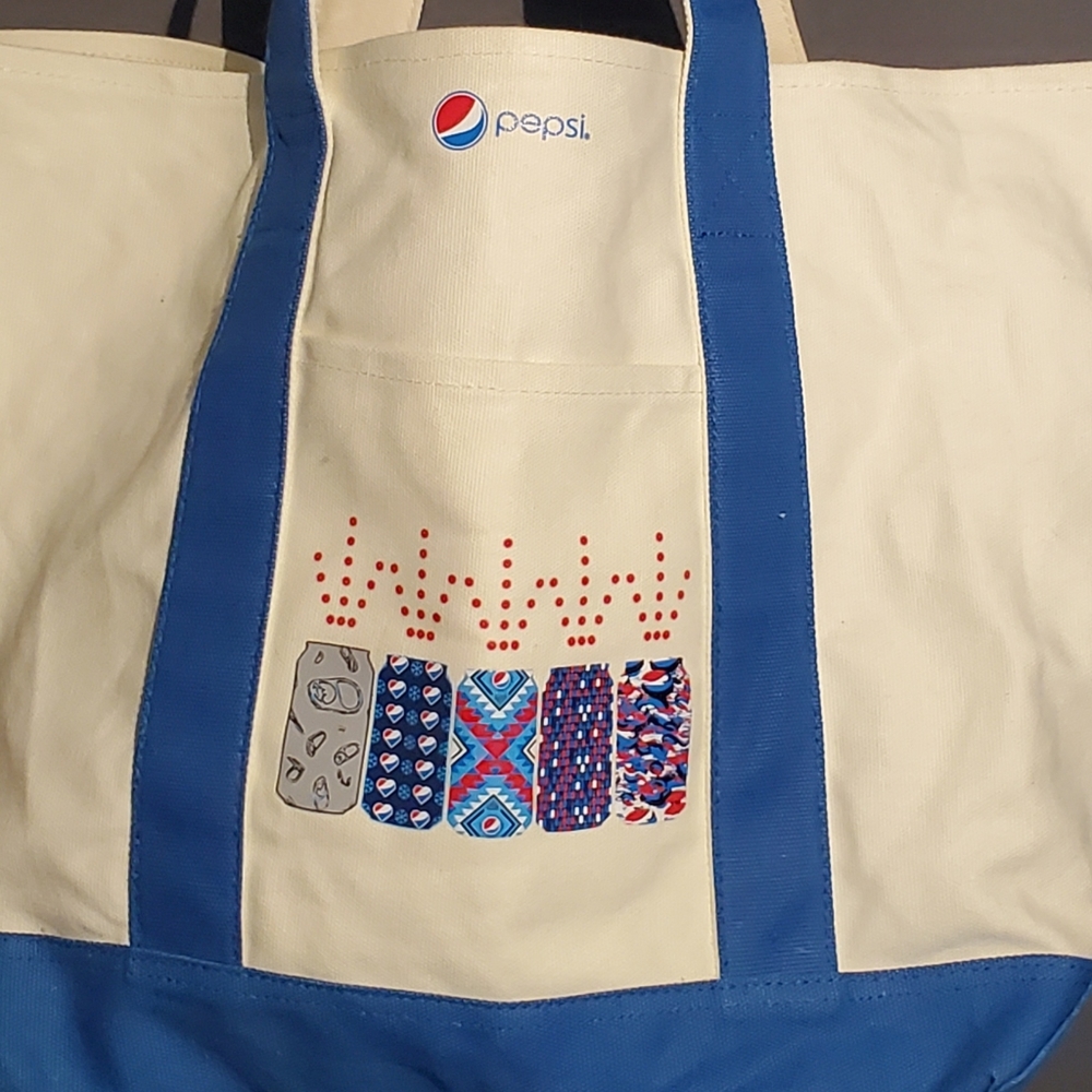 NEW Canvas Pepsi Collectible Tote Bag